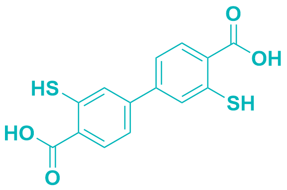 3,3'-Dimercapto-[1,1'-biphenyl]-4,4'-dicarboxylic acid